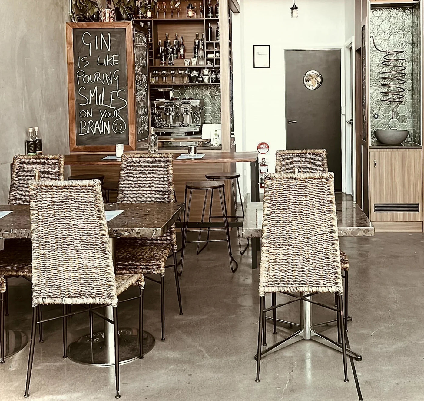 The cellar door